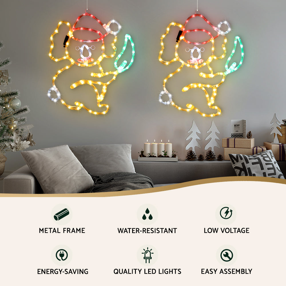 0.48M Christmas Lights Motif 216 LED Rope Light Outdoor Decoration Jingle Jollys Occasions > Christmas > Outdoor Decorations & Lights Woofy and Whiskers