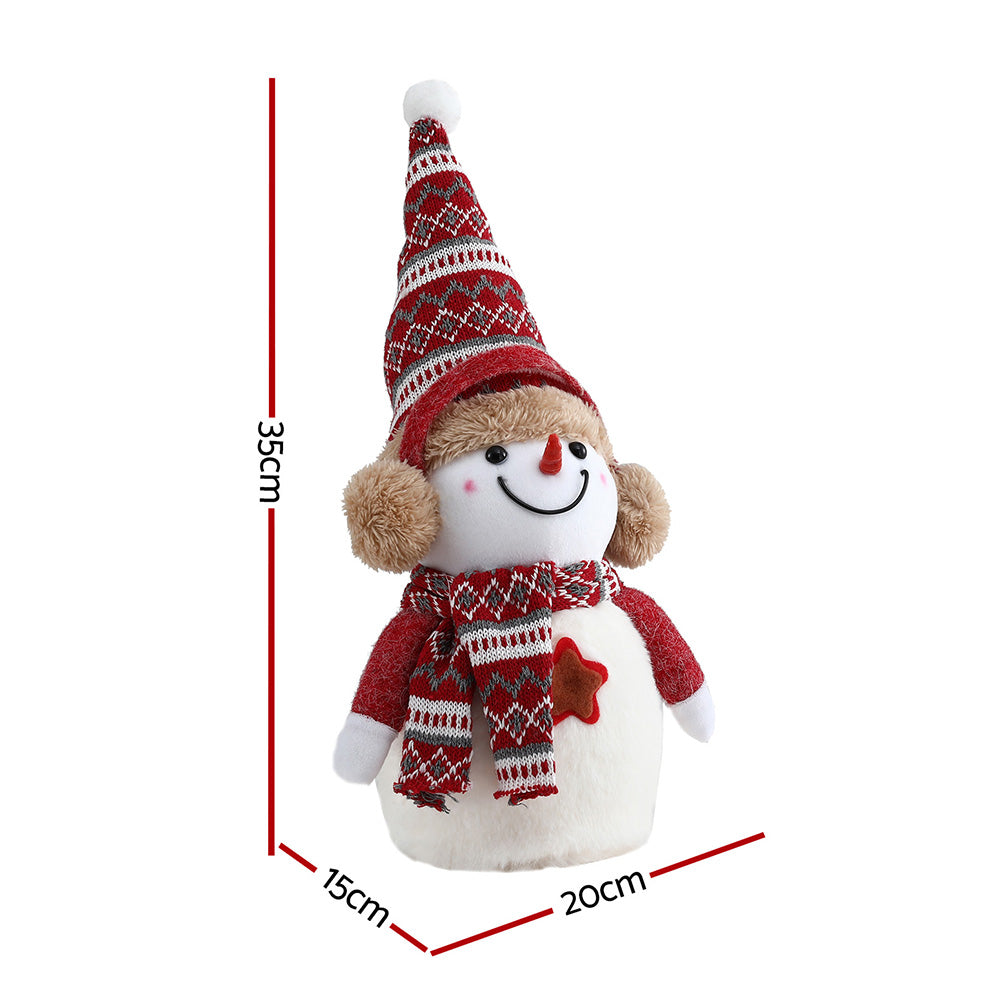 Jingle Jollys Christmas Snowman Handicraft Ornaments Party Decorations 35cm Occasions > Christmas > Christmas Decorations Woofy and Whiskers