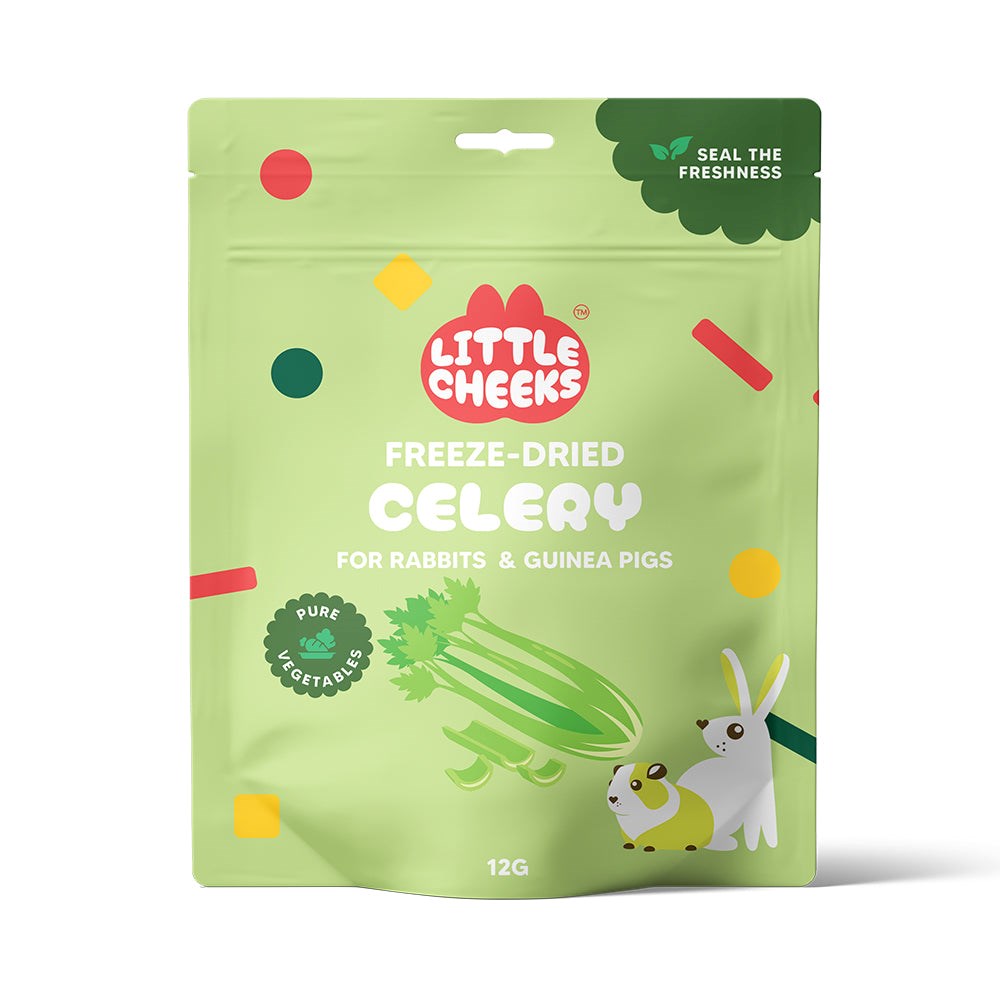 Little Cheeks Freeze Dried Mixed Berries for Small Animal 25g Woofy and Whiskers Celery