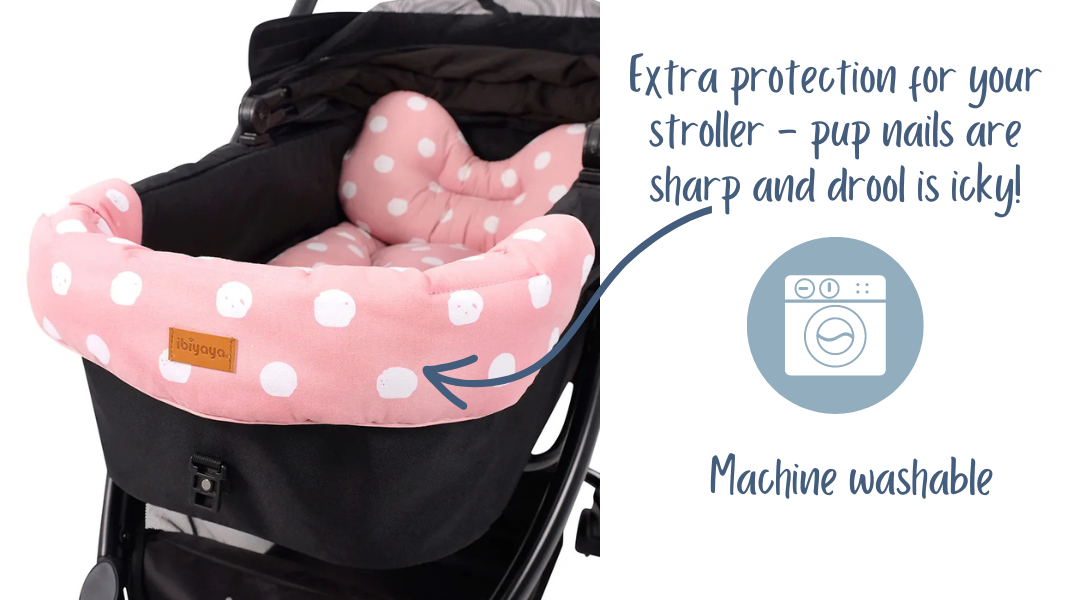 Ibiyaya Comfort+ Pet Stroller Add-on Accessory Kit Pet Stroller Accessories Ibiyaya