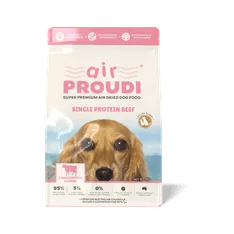 Airproudi Premium Air-Dried Dog Food Beef 400g proudi 400 grams Beef