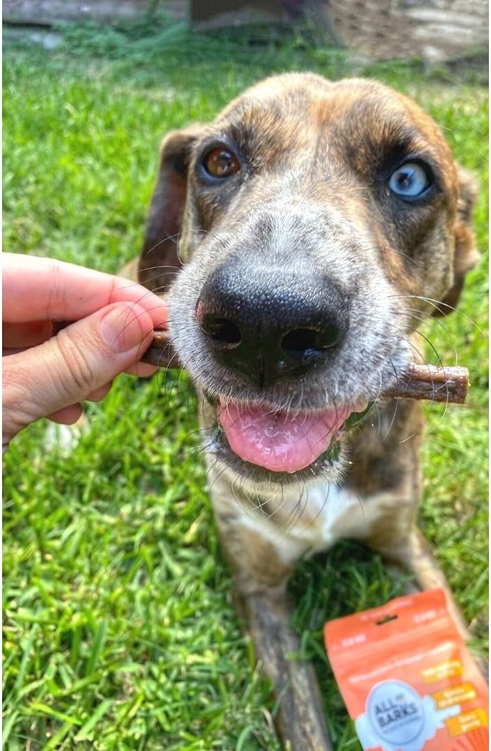 ALL BARKS Bush Sticks - 100% Aussie Venison & Kangaroo - Natural, Grain-Free, Australian Dog Treats - Snacks, Treats & Rewards for Your Dog - 8 Sticks per Bag Dog treats all barks