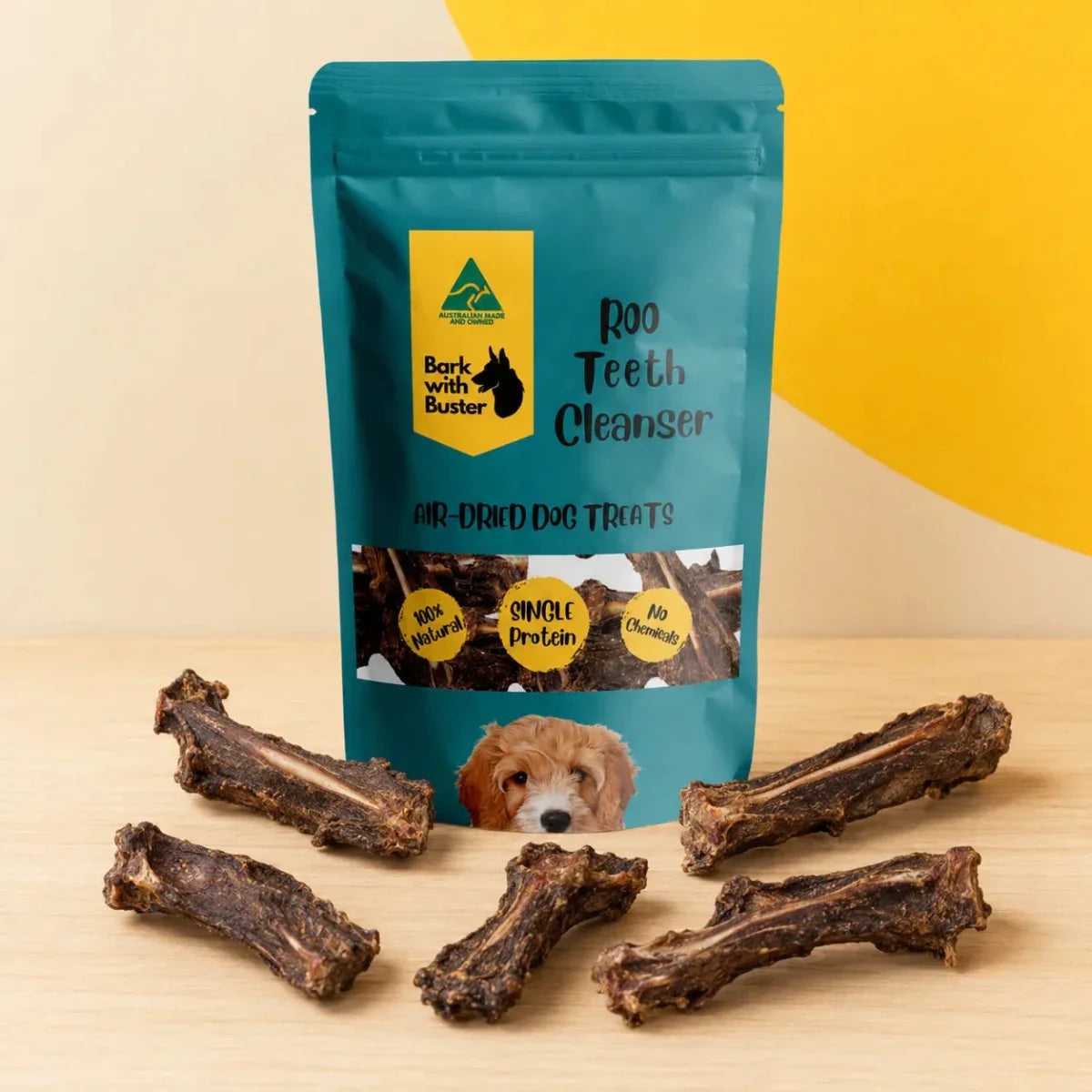 Bark with Buster Roo Teeth Cleaners Woofy and Whiskers