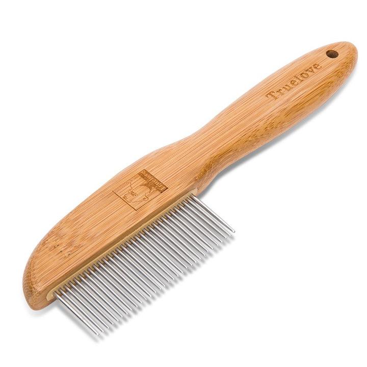 Bamboo Grooming Brush with Fine Toothed Comb Grooming products True Love