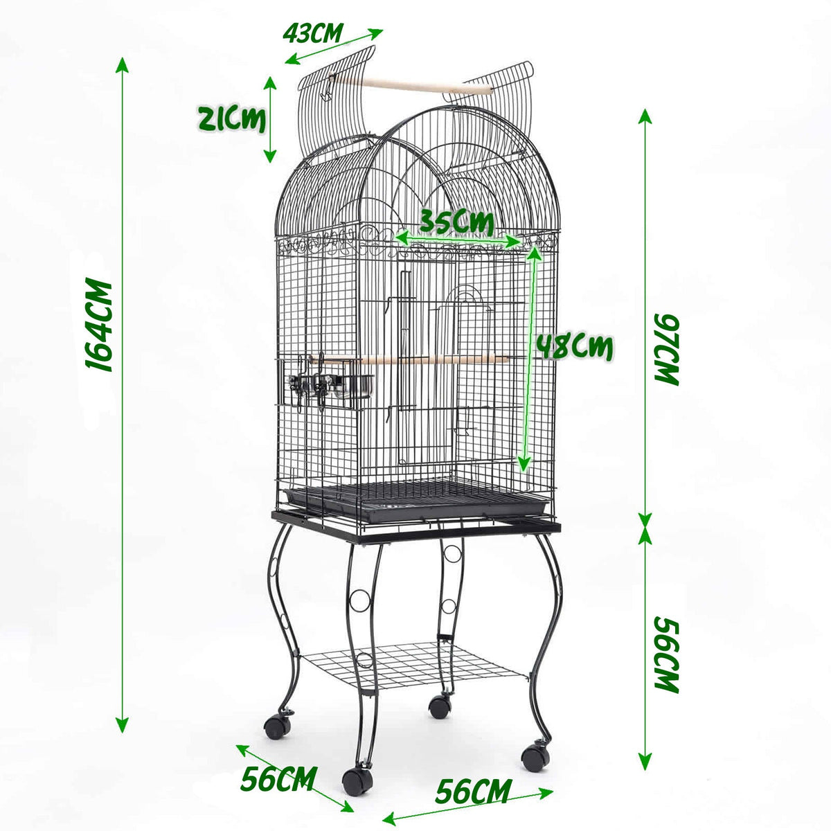 Bird Cage Parrot Aviary SOPRANO 164cm Pet Care > Dog Supplies > Dog Playpens & Gates ipet