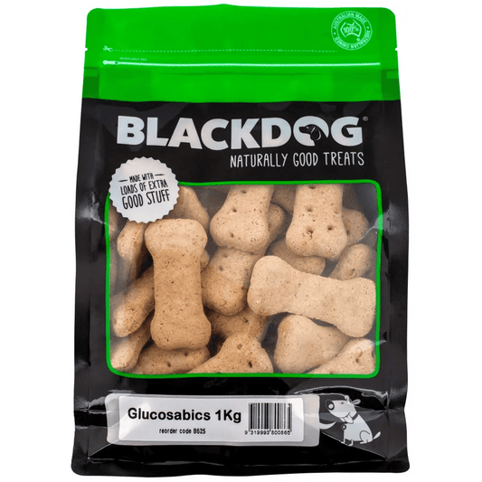 BLACK DOG GLUCOSABICS 1KG Dog treats black dog