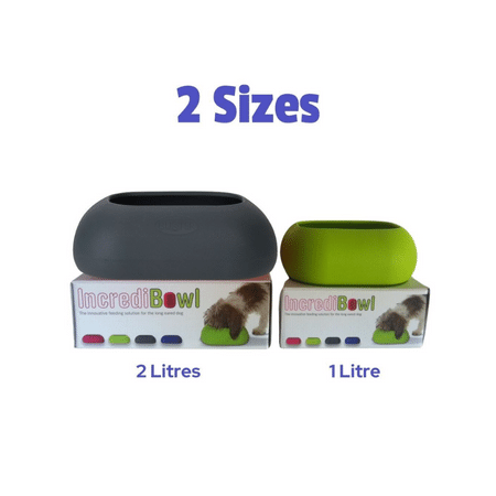 Buster IncrediBowl Wet and Dry Food Bowl for Long Eared Dogs - 2 Sizes Woofy and Whiskers