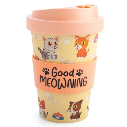 Cat KeepCup "Paws on the Go: - Your Stylish, Sustainable Sip Companion" coffee keep cup Generic