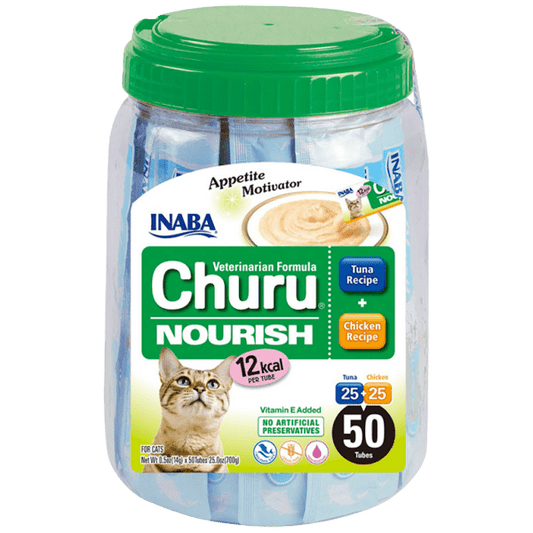 Churu vet nourish 50 Tubes high calorie cat treat Inaba
