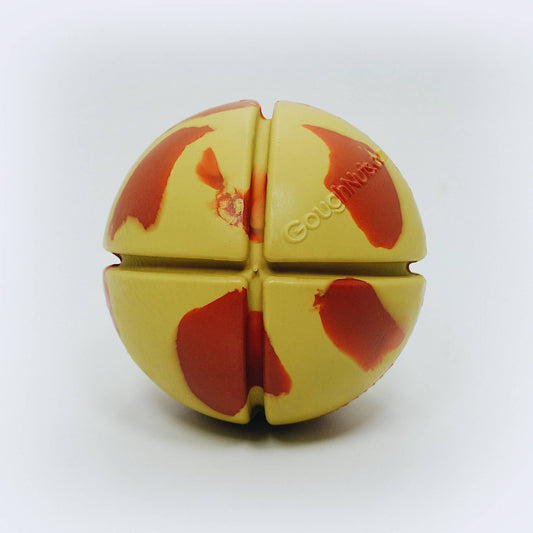 Goughnuts Interactive Yellow Ball tough dog toys Goughnuts Inc. Yellow