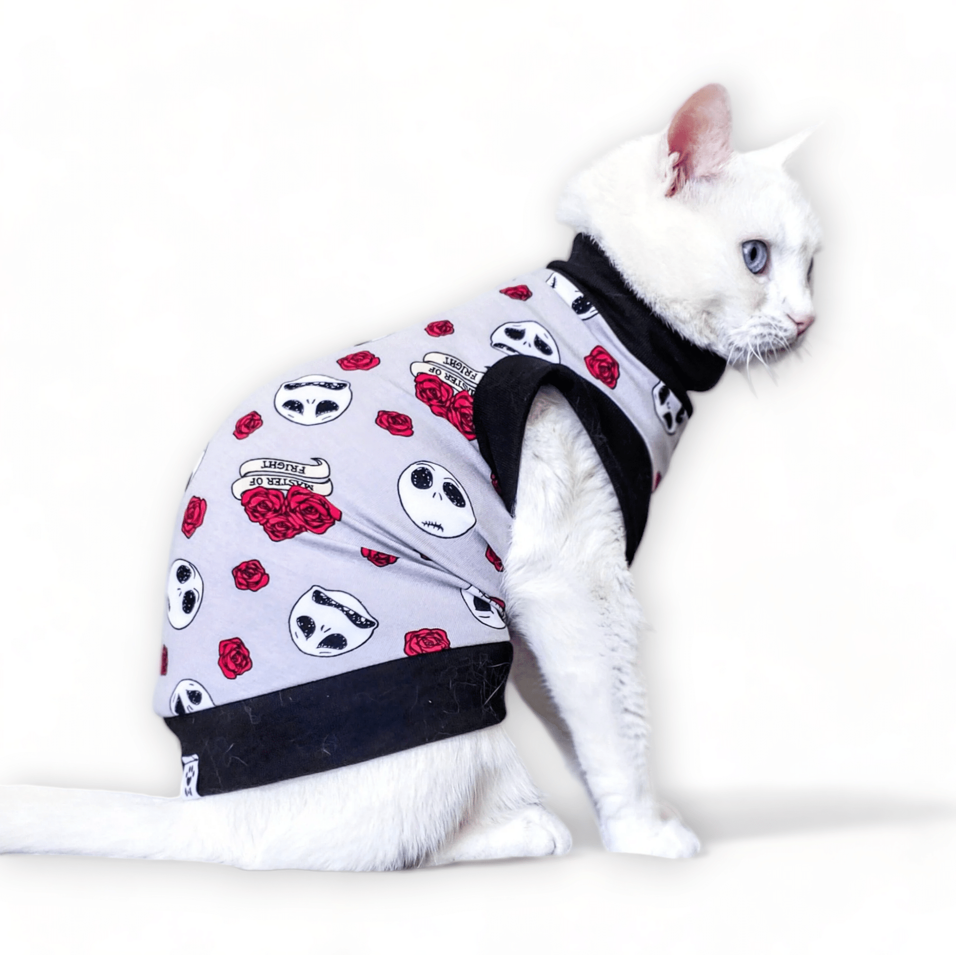 Queenie's Pawprints Cat Jumper - Master Of Fright Queenie's Pawprints