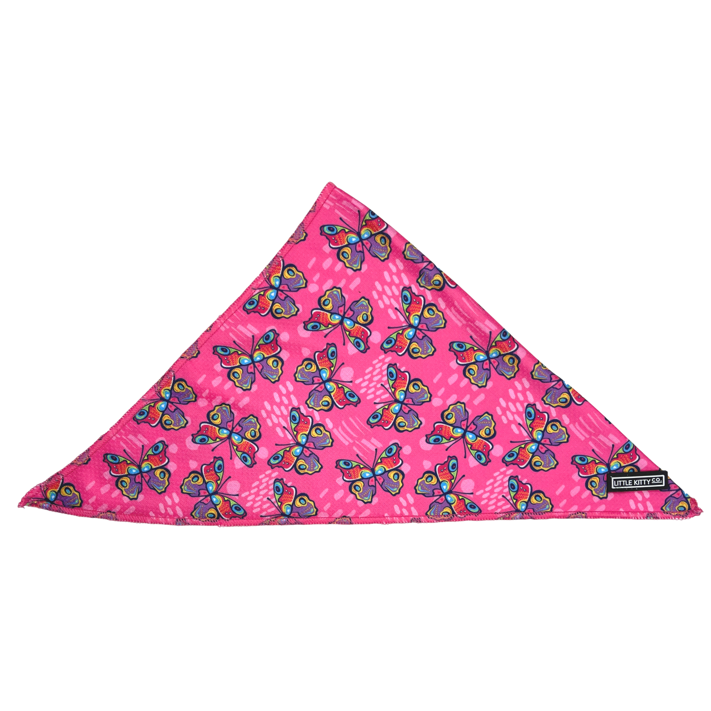 Little Kitty Co CAT BANDANA: Flutterly Fab cat apparel Little Kitty Co.