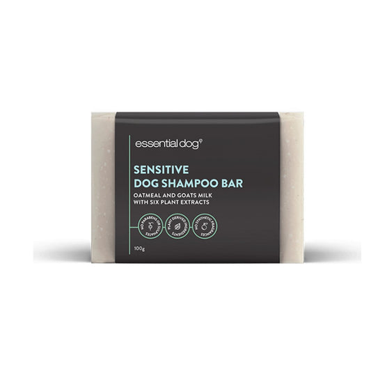 Essential Dog Sensitive Shampoo Bar (Oatmeal & Goatsmilk) Dog shampoo bar for sensitive skin Essential Dog Healthy Coat