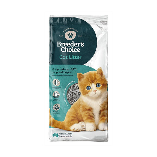 Fibrecycle - Breeders Choice - Cat Litter Cat Litter Breeders Choice 30 Litres