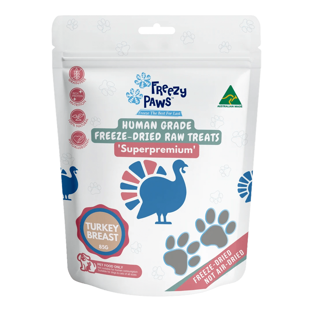 Freezy paws chicken drumettes Pet treats freezy paws Turkey Breast