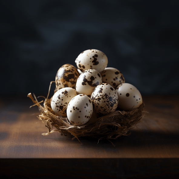Freezy paws quail eggs 12 eggs Woofy and Whiskers