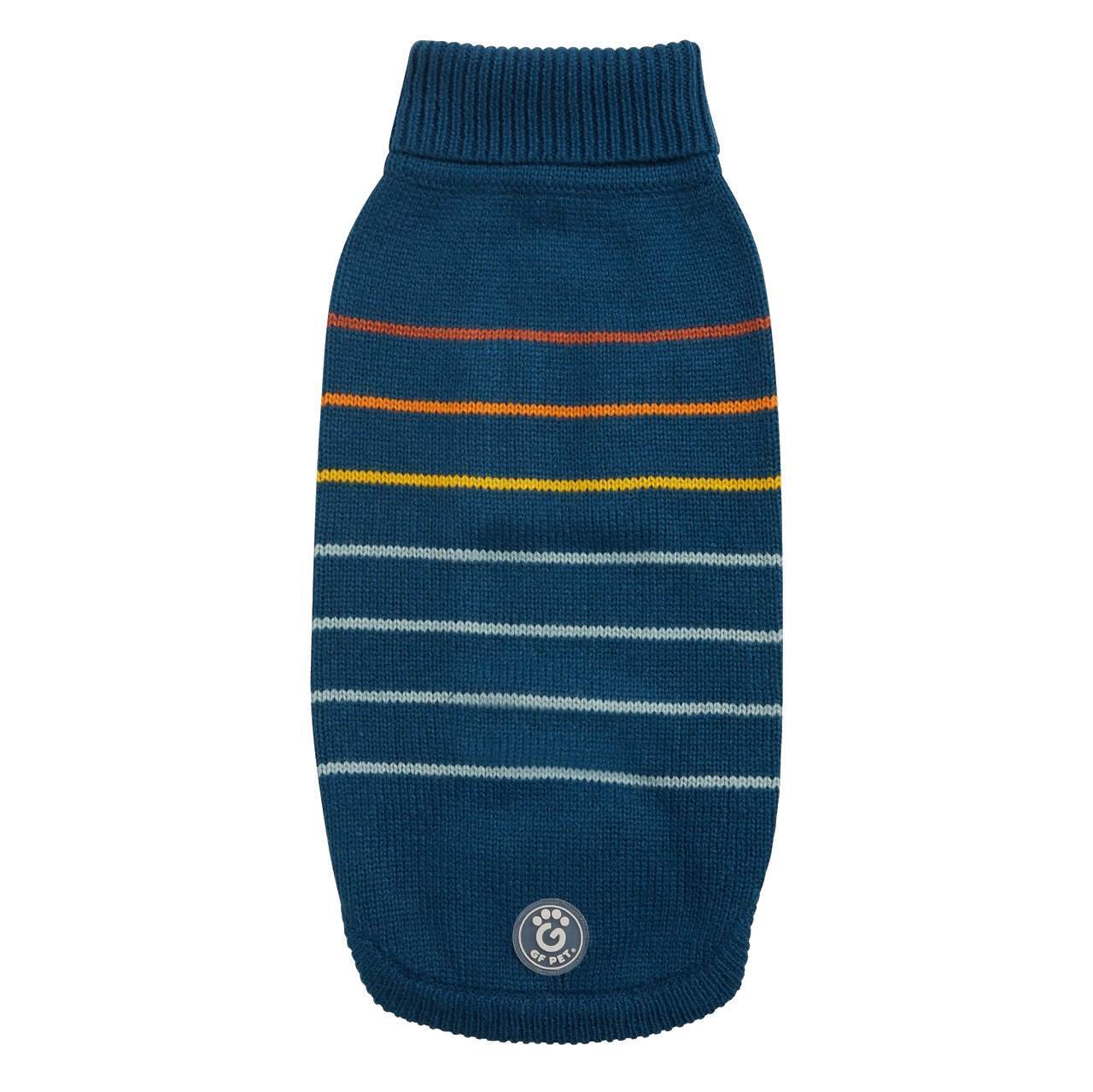 GF Pet Arctic Dog Sweater in Dark Teal Dog Apparel GF Pet