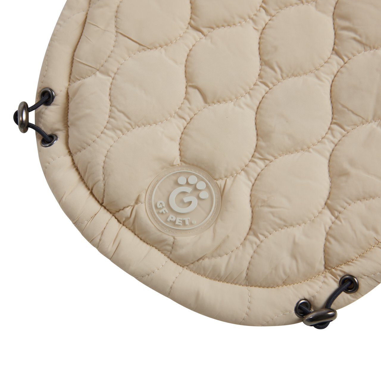 GF Pet Elasto-Fit Reversible Chalet Dog Jacket in Sand/Lime Dog Apparel GF Pet