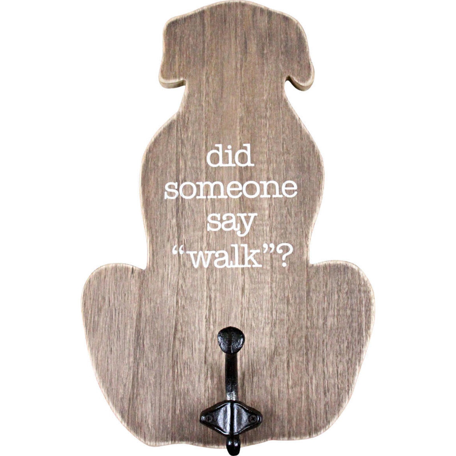 Hanging Sign Dog Walk storage hook for dog leash Lavida