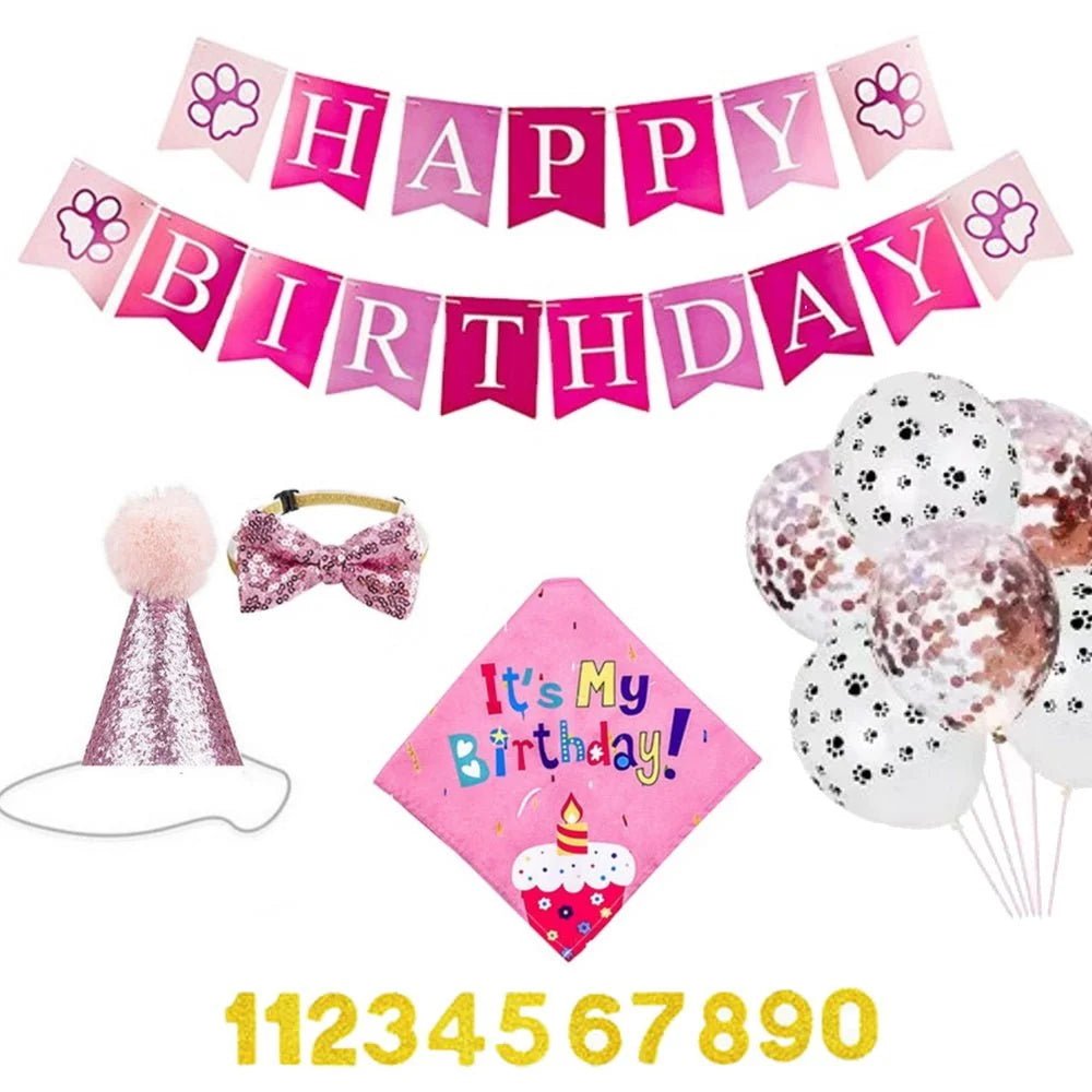 Happy Birthday Celebration Pack - PinkWoofy and Whiskers