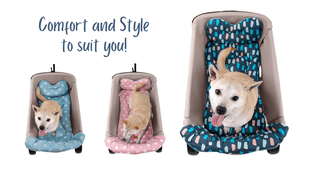 Ibiyaya Comfort+ Pet Stroller Add-on Accessory Kit Pet Stroller Accessories Ibiyaya