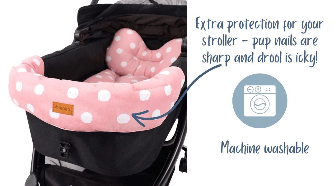 Ibiyaya Comfort+ Pet Stroller Add-on Accessory Kit Pet Stroller Accessories Ibiyaya