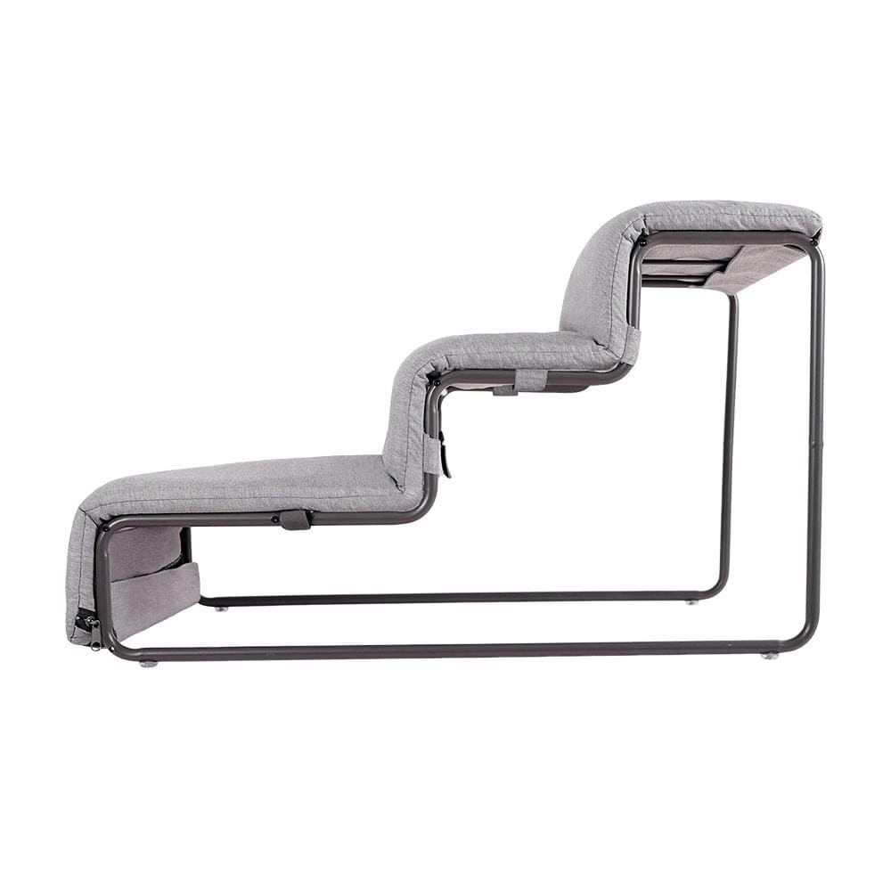 Ibiyaya Everest II Pet Stairs for Dogs & Cats, Nimbus Grey Pet Care > Dog Supplies Ibiyaya