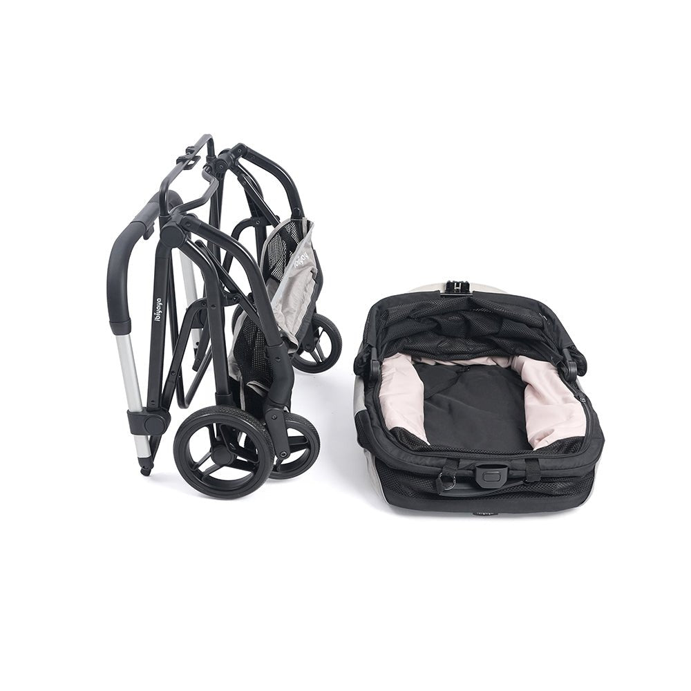 Ibiyaya Instacollapse Detachable Pet Stroller – Taupe Pet Stroller Accessories ibiyaya