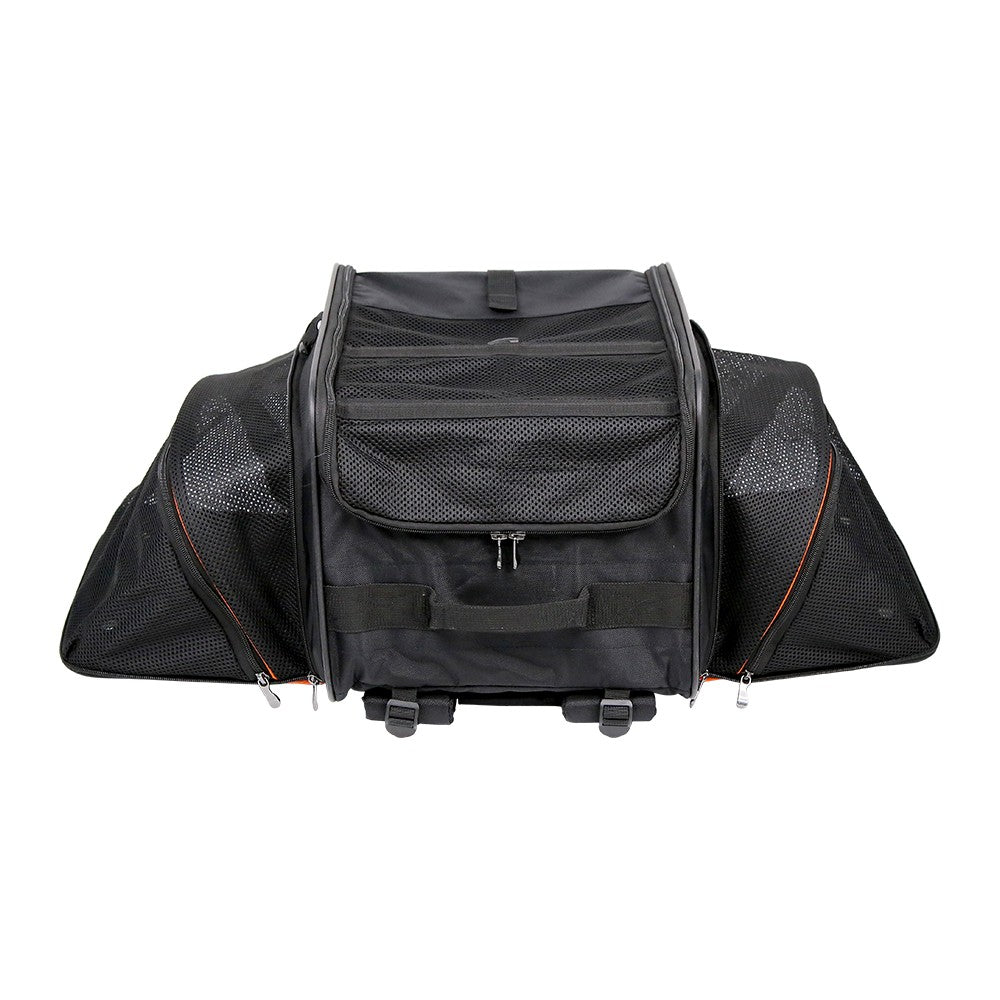Ibiyaya JetPaw: Expandable Pet Carrier & Backpack - Obsidian/Orange Pet Carrier Ibiyaya