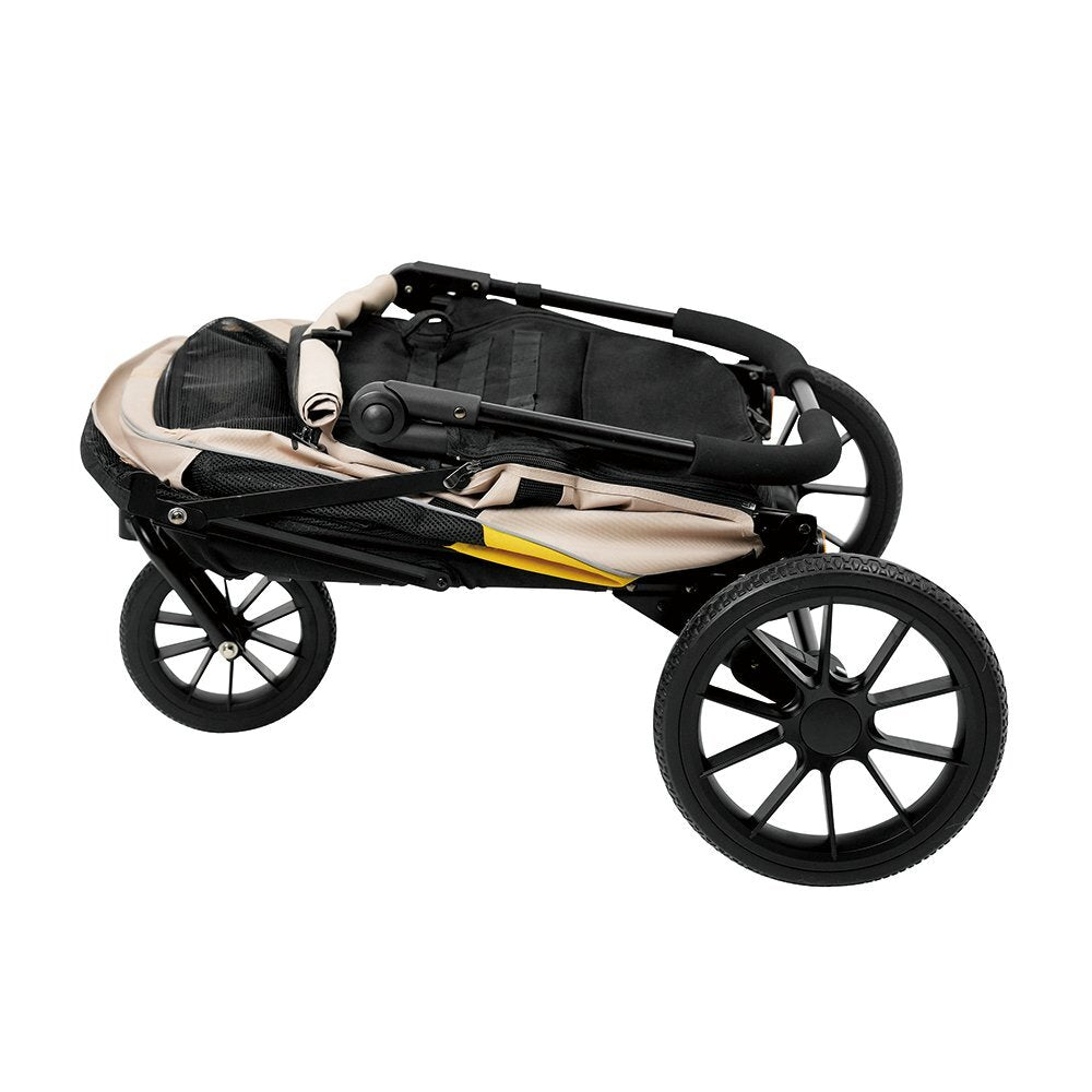 Ibiyaya Minika 3-in-1 Pet Stroller System - Arizona Tan pet stroller Ibiyaya