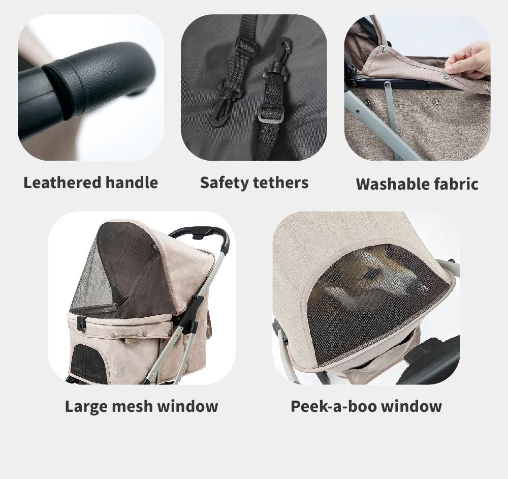 Ibiyaya Speedy Fold Pet Buggy Evolution - NEW & IMPROVED Pet Stroller pet stroller Ibiyaya
