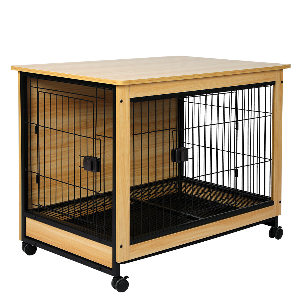 PaWz Wooden Wire Dog Kennel Side End XXL XX-Large Pet Crate PaWz