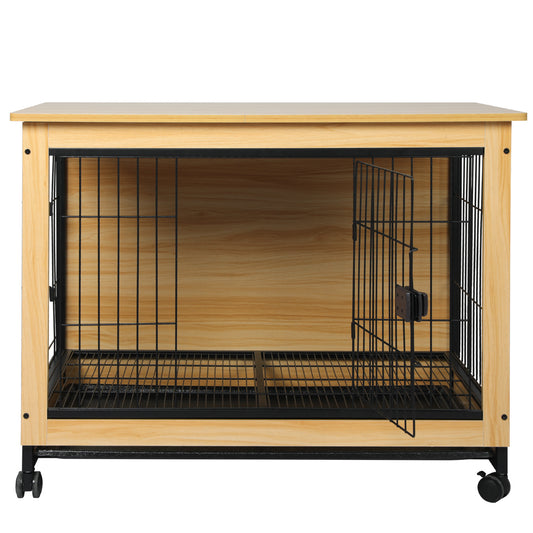 PaWz Wooden Wire Dog Kennel Side End XL X-Large on Pet Crate PaWz