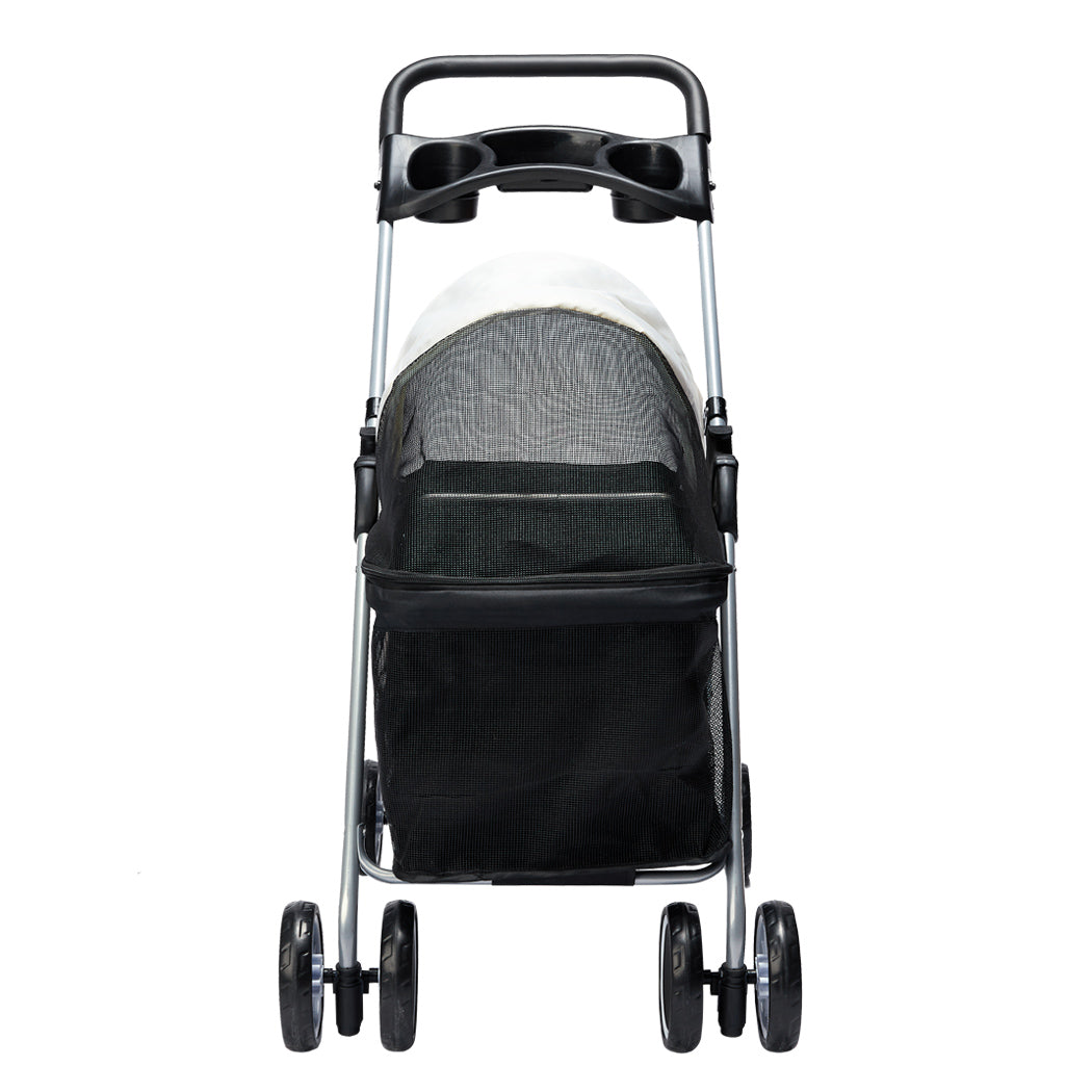 PaWz Large 3-in-1 Pet Stroller & Carrier – Black pet stroller PaWz