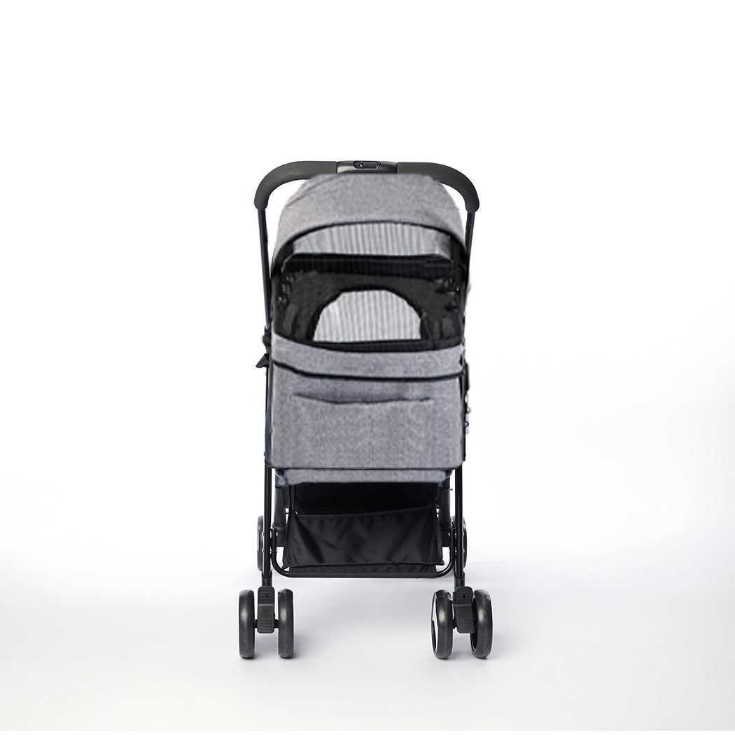 PaWz Large Pet Stroller Dog Cat Travel Grey pet stroller PaWz