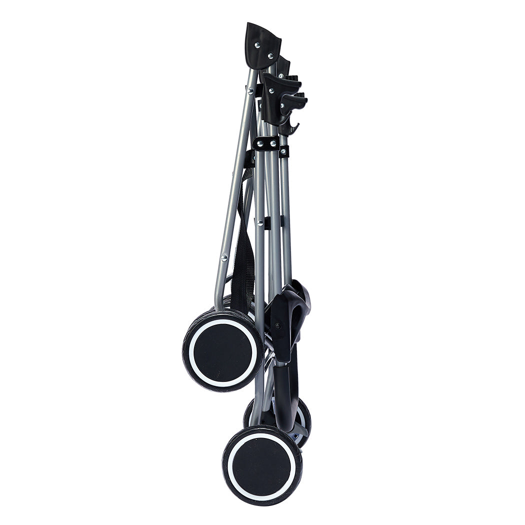 PaWz Large 3-in-1 Pet Stroller & Carrier – Black pet stroller PaWz