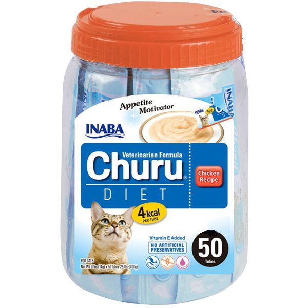 Inaba Churu Diet Chicken Recipe 50Tubes Woofy and Whiskers Chicken & Tuna