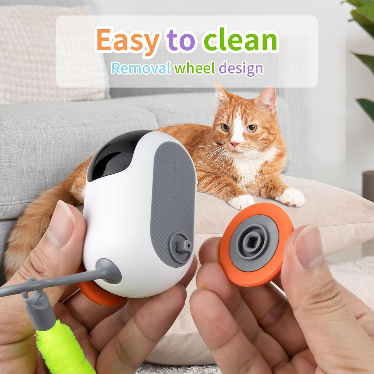 Interactive Remote Control Cat Toy – 2-Speed Automatic Moving Car & Mouse Toy Interactive cat toy Aymixis