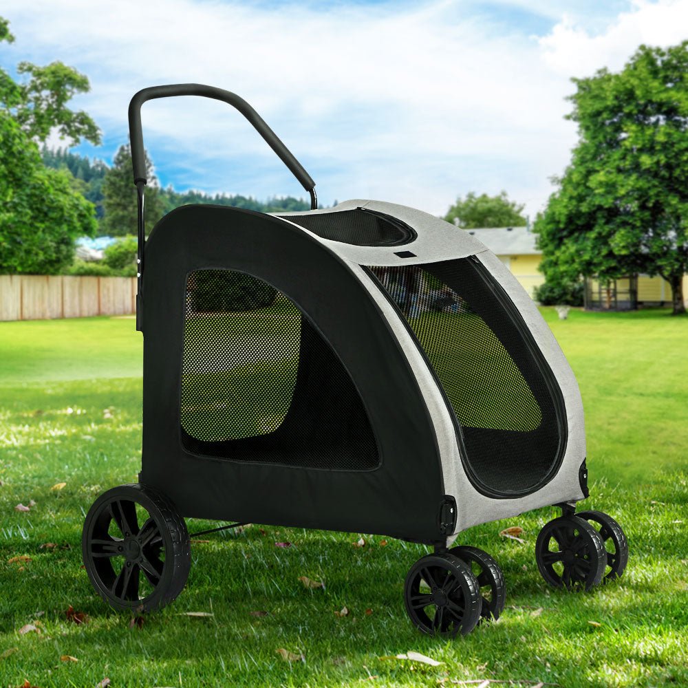 i.Pet 4-Wheel Dog & Cat Travel Pram Pet Care > Cat Supplies > Cat Carriers & Crates ipet