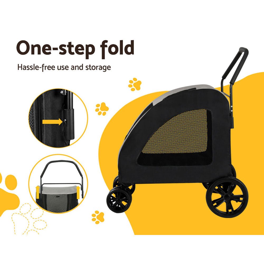 i.Pet 4-Wheel Dog & Cat Travel Pram Pet Care > Cat Supplies > Cat Carriers & Crates ipet