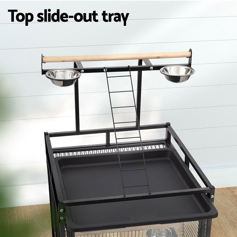 i.Pet Bird Cage Large Cages 155cm Parrot Aviary Stand-Alone Budgie Wheels Castor Pet Care > Bird > Bird Cages & Stands ipet