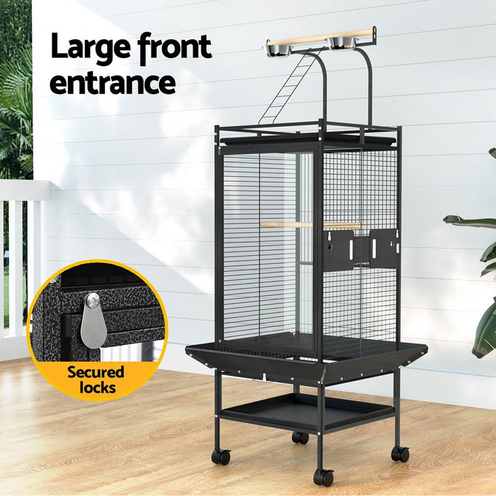i.Pet Bird Cage Large Cages 155cm Parrot Aviary Stand-Alone Budgie Wheels Castor Pet Care > Bird > Bird Cages & Stands ipet