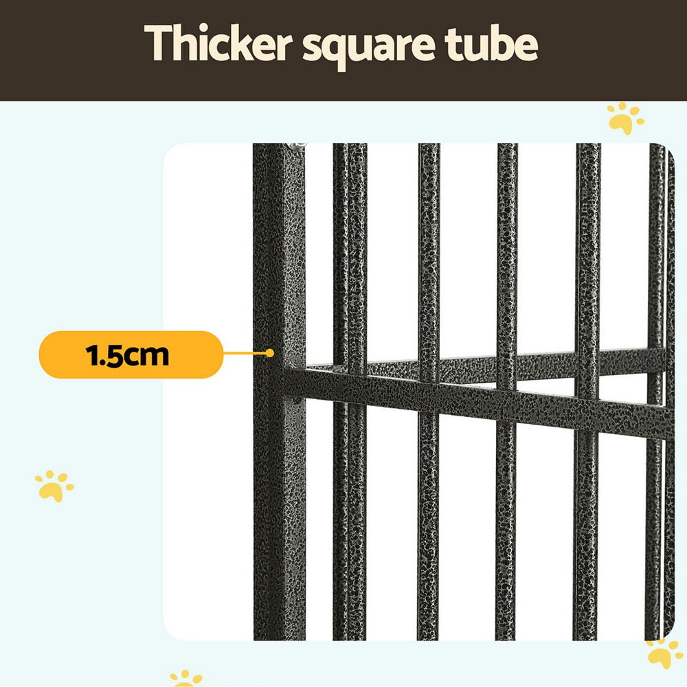 i.Pet Dog Cage Crate Large Puppy Cat Anti-Bite Pet Kennel Wheels w/Tray Metal Pet Care > Coops & Hutches > Small Animal Habitats & Cages ipet