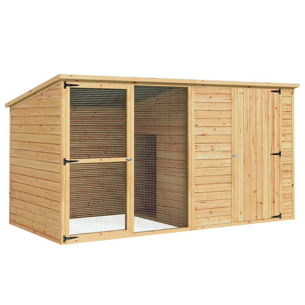 i.Pet Dog Kennel Extra Large 2.28M Wooden House Bed Outdoor Pet Puppy Cabin Log Pet Care > Dog Supplies > Dog Kennels ipet
