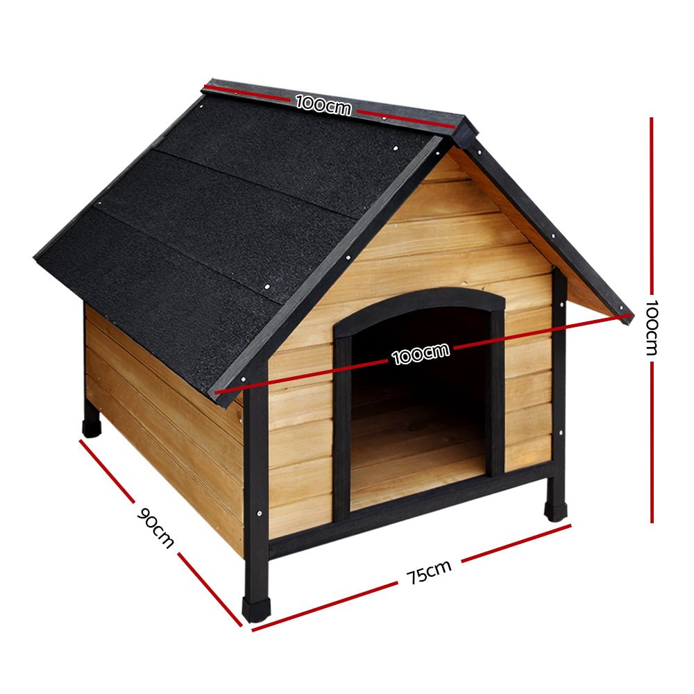 i.Pet Dog Kennel Extra Large Wooden Outdoor House Pet Puppy House XL Crate Cabin Waterproof Pet Care > Dog Supplies > Dog Kennels ipet