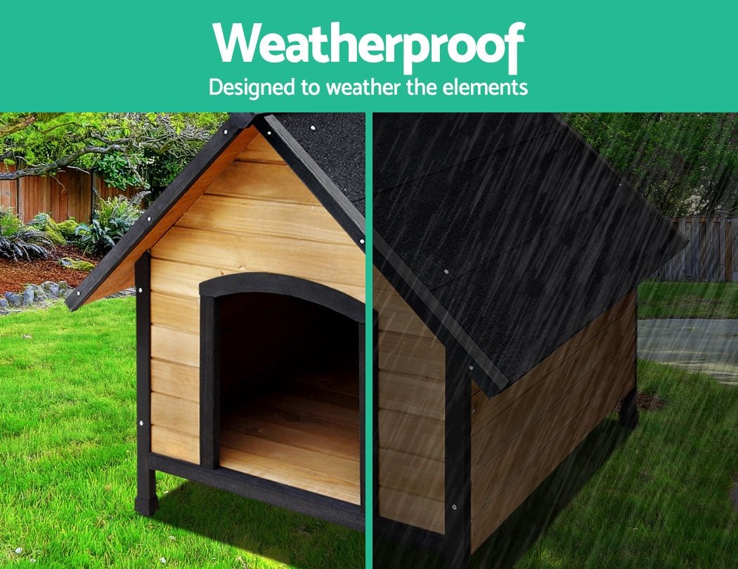 i.Pet Dog Kennel Extra Large Wooden Outdoor House Pet Puppy House XL Crate Cabin Waterproof Pet Care > Dog Supplies > Dog Kennels ipet