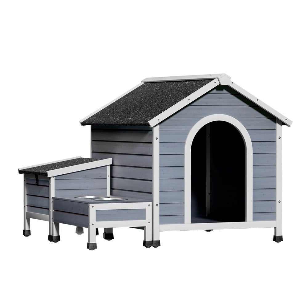 i.Pet Dog Kennel House Large Wooden Outdoor Pet Kennels Indoor Puppy Cabin Wooden Dog Kennel ipet
