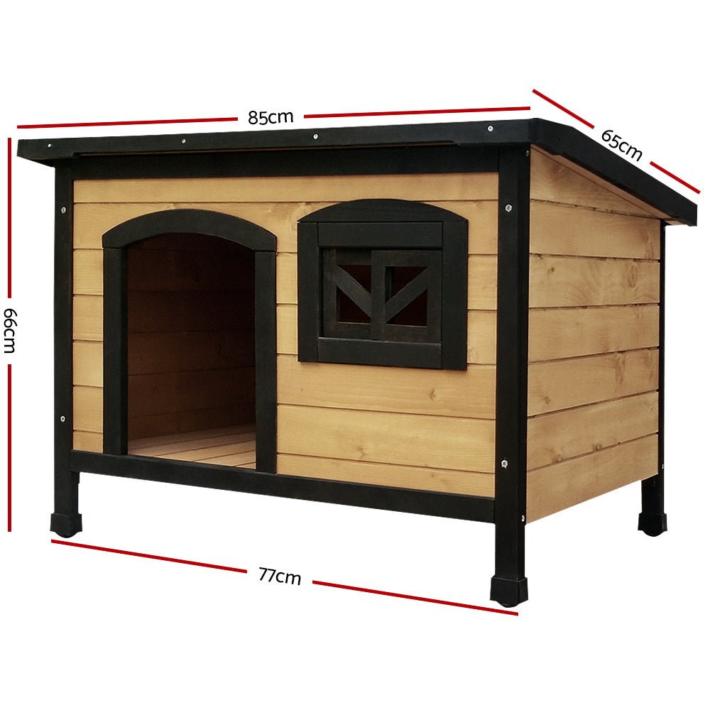 i.Pet Dog Kennel Large Wooden Outdoor Indoor House Pet Puppy Crate Cabin Waterproof Pet Care > Dog Supplies > Dog Kennels ipet