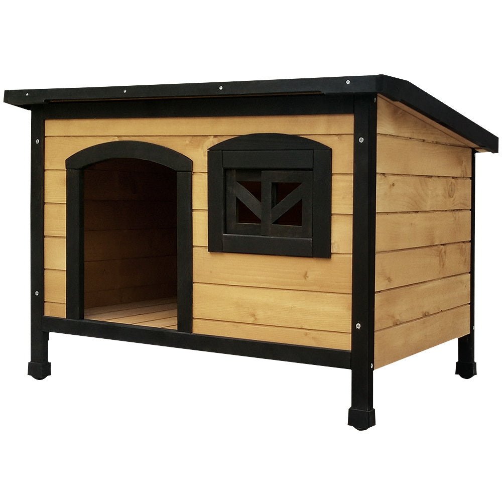 i.Pet Dog Kennel Large Wooden Outdoor Indoor House Pet Puppy Crate Cabin Waterproof Pet Care > Dog Supplies > Dog Kennels ipet