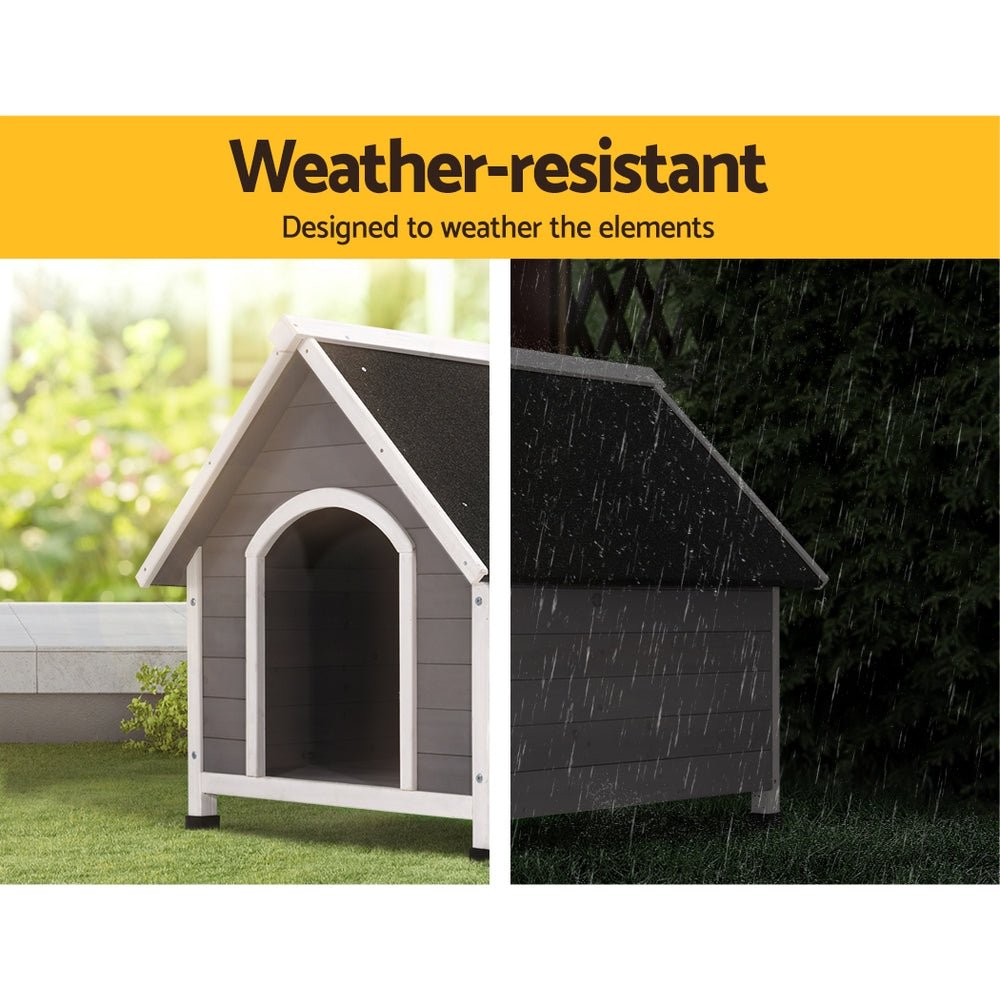 i.Pet Dog Kennel Wooden Large House Outdoor Indoor Puppy Pet Cabin Weatherproof XL Pet Care > Dog Supplies > Dog Kennels ipet